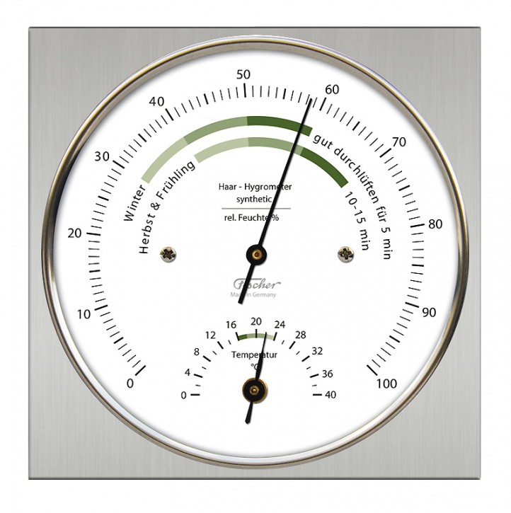 122.01HT | Wohnklima-Hygrometer mit Thermometer