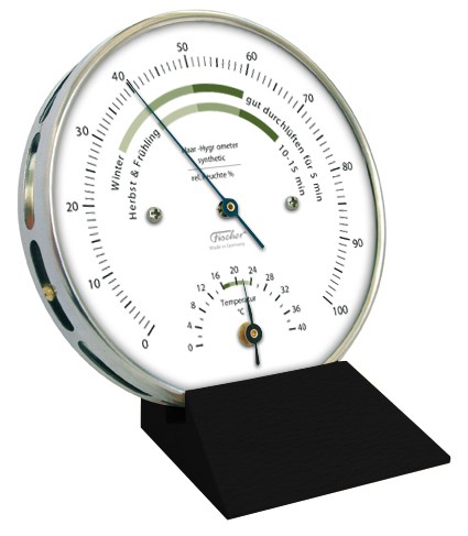 122.01HT | hygrometer with thermometer for living climate