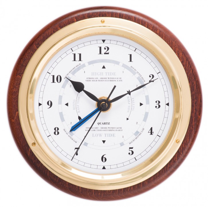 1434GU | maritime tide clock with clock