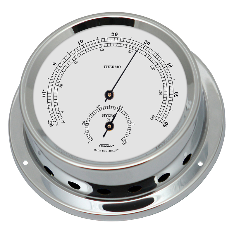 Fischer 1508TH, thermo/hygrometer in maritime design, for indoor use or low humidity
