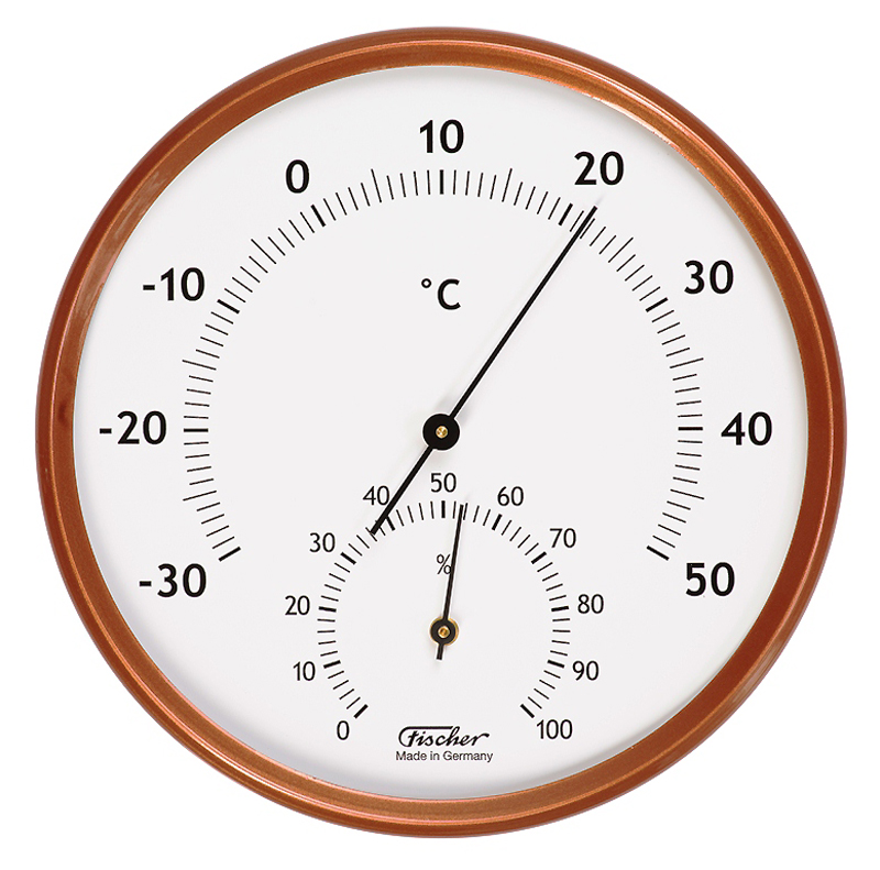 Fischer: 186, Thermo-/Hygrometer für Innen- und Außeneinsatz