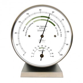 122.01HT | hygrometer with thermometer for living climate